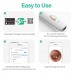 Digital Otoscope WiFi Earpick Camera Visual Endoscope, Ear Scope with 19 Ear Cleaner Tools for iOS, Android - 100E